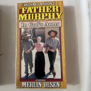MICHAEL LANDON'S * FATHER MURPHY * VHS * IN GOD'S ARMS * MERLIN OLSEN * WESTERN